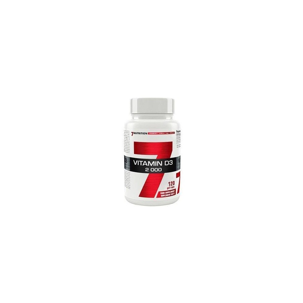 7 Nutrition Vitamina D3 2000 - 120 Capsule Beneficii Vitamina D3: ajuta la mentinerea sanatatii oaselor, suport pentru sistemul 7 Nutrition Vitamina D3 2000 - 120 Capsule Beneficii Vitamina D3: ajuta la mentinerea sanatatii oaselor, suport pentru sistemul