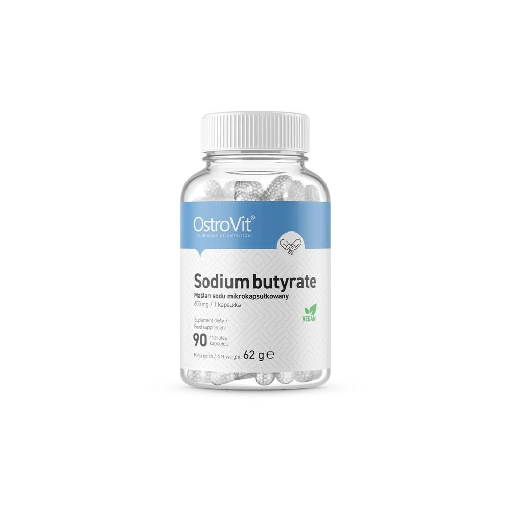 Sodium Butyrate - Butirat de Sodiu 90 Capsule, OstroVit Butirat de sodiu beneficii: principala sursa de energie pentru colonocit Sodium Butyrate - Butirat de Sodiu 90 Capsule, OstroVit Butirat de sodiu beneficii: principala sursa de energie pentru colonocit