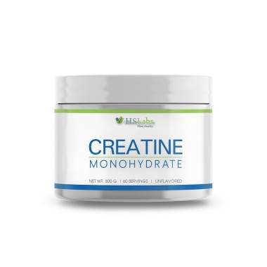 HS Labs Creatina pudra 300 grame Beneficii Creatina: creste semnificativ forta si puterea, refacere rapida dupa antrenamente int