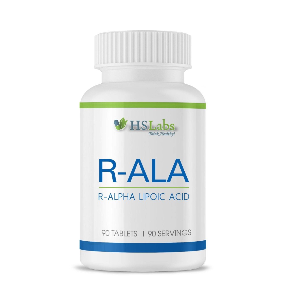 HS Labs R-Alpha Lipoic Acid (ALA) 100mg 90 Tablete Beneficii Acid Alfa-Lipoic: antioxidant, regleaza hipertensiunea arterială, b HS Labs R-Alpha Lipoic Acid (ALA) 100mg 90 Tablete Beneficii Acid Alfa-Lipoic: antioxidant, regleaza hipertensiunea arterială, b
