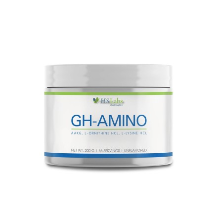 HS Labs GH Amino pulbere 200 grame Recuperarea musculara mai rapida si mai buna, Tonus si energie pe tot parcursul zilei, Creste