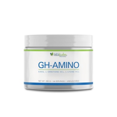 HS Labs GH Amino pulbere 200 grame Recuperarea musculara mai rapida si mai buna, Tonus si energie pe tot parcursul zilei, Creste