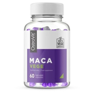 OstroVit Maca VEGE 60 Capsule Beneficii Maca: tonic sexual pentru femei si barbati, stimuleaza libidoul la ambele sexe, imbunata