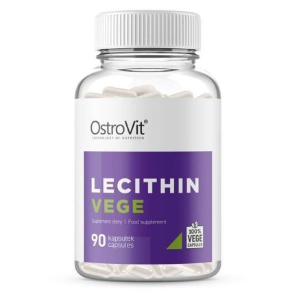 OstroVit Lecithin VEGE 90 Capsule Beneficii Lecitina: Lecitina construiește fiecare celulă a corpului nostru, contribuie la scăd