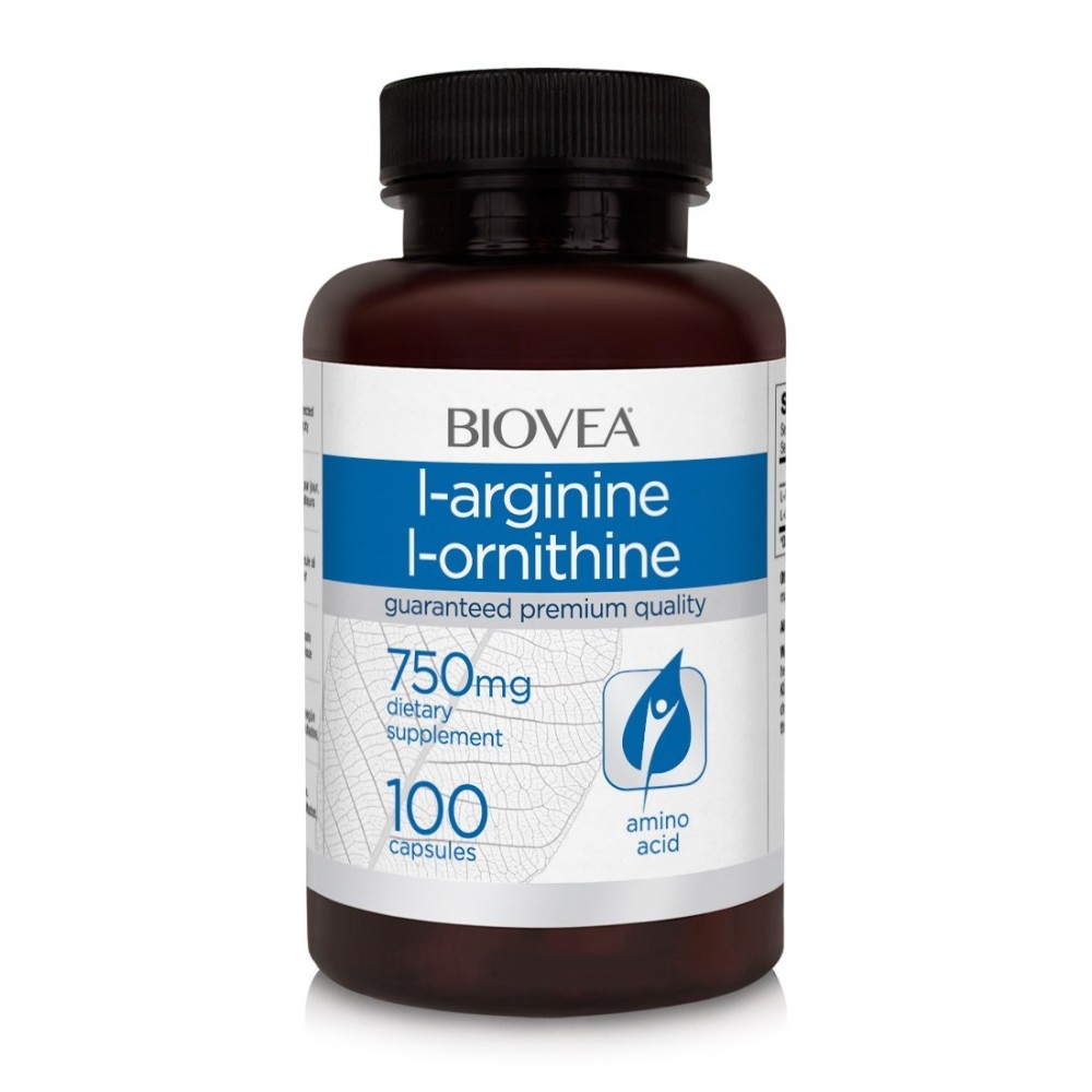 Biovea L-Arginina / L-Ornitina (750mg) 100 Capsule Beneficii L-Arginina si L-Ornitina: ajută la promovarea ameliorarii optime a Biovea L-Arginina / L-Ornitina (750mg) 100 Capsule Beneficii L-Arginina si L-Ornitina: ajută la promovarea ameliorarii optime a