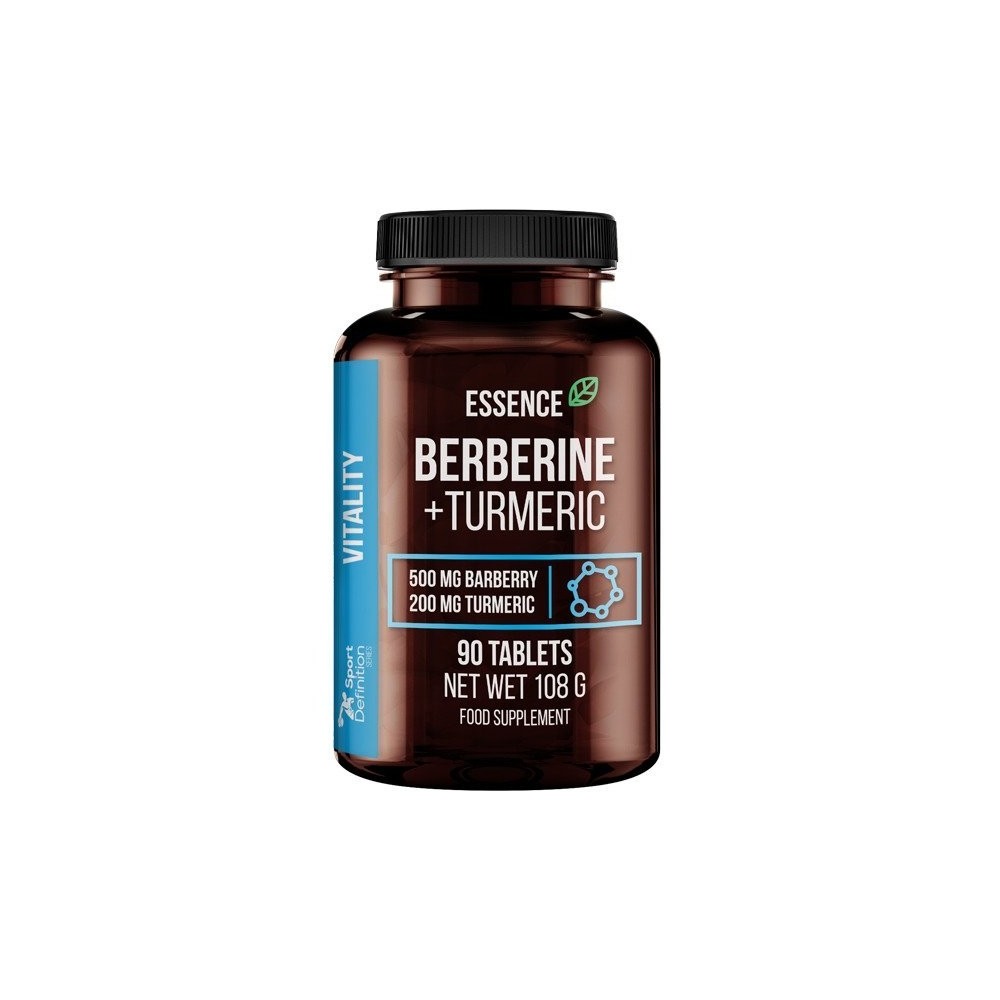 Essence Nutrition Berberine + Turmeric - 90 Tablete Beneficii Berberine: Sprijina sanatatea nivelurilor de zahar din sange si ca Essence Nutrition Berberine + Turmeric - 90 Tablete Beneficii Berberine: Sprijina sanatatea nivelurilor de zahar din sange si ca