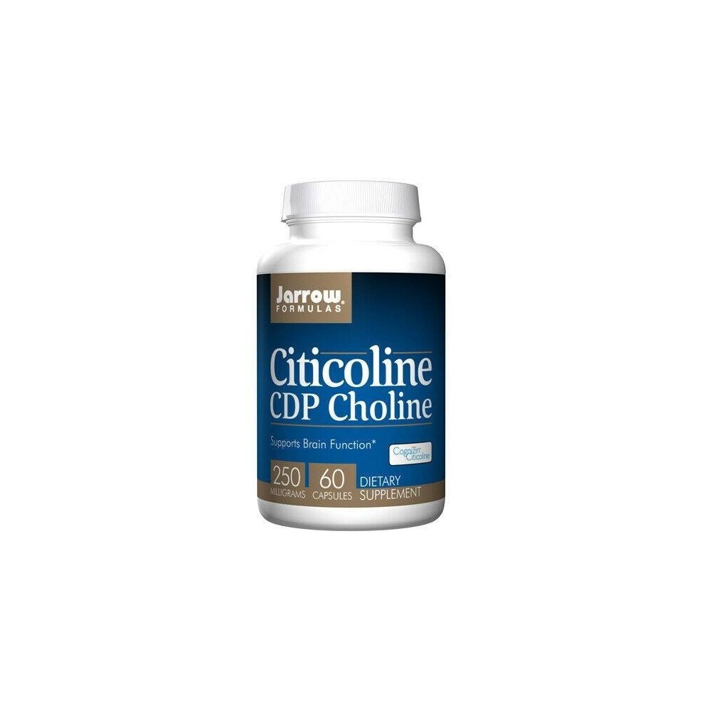 Jarrow Citicoline CDP Choline, 250mg - 60 Capsule Beneficii Citicolina CDP-Colina: 250 mg Citicolină pe porție, Supliment de îna Jarrow Citicoline CDP Choline, 250mg - 60 Capsule Beneficii Citicolina CDP-Colina: 250 mg Citicolină pe porție, Supliment de îna