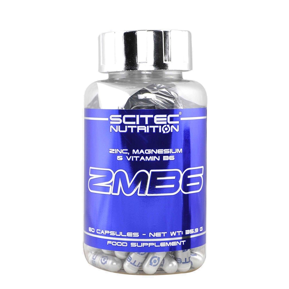 Scitec ZMB6, Zinc+Magneziu+Vit B6 60 Capsule Beneficii Magneziu, Zinc, Vitamina B6: creste tes-tosteronul, cresterea masei muscu Scitec ZMB6, Zinc+Magneziu+Vit B6 60 Capsule Beneficii Magneziu, Zinc, Vitamina B6: creste tes-tosteronul, cresterea masei muscu
