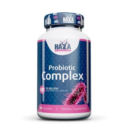 10 Billion Acidophilus & Bifidus Probiotic Complex, 60 Capsule, Complex sinergic HAYA LABS 10 Billion Acidophilus &amp; Bifidus 