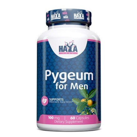 Pygeum extract pentru barbati 100mg, 60 Capsule, Reducerea edemului prostatei, reduce colesterolul, reglarea sistemului imunitar