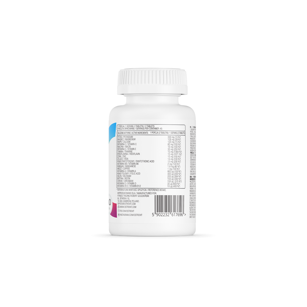 OstroVit Vit&Min FORTE 90 Tablete (Multivitamine si minerale) OstroVit Vit &amp; Min Forte este un complex de vitamine si minera