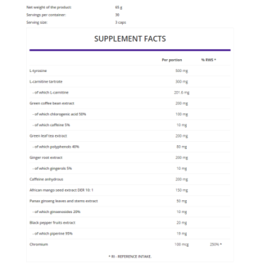 OstroVit Fat Burner eXtreme 90 Capsule (Supliment slabit, arzator grasimi) Beneficii OstroVit Fat Burner Extreme: Accelerarea me