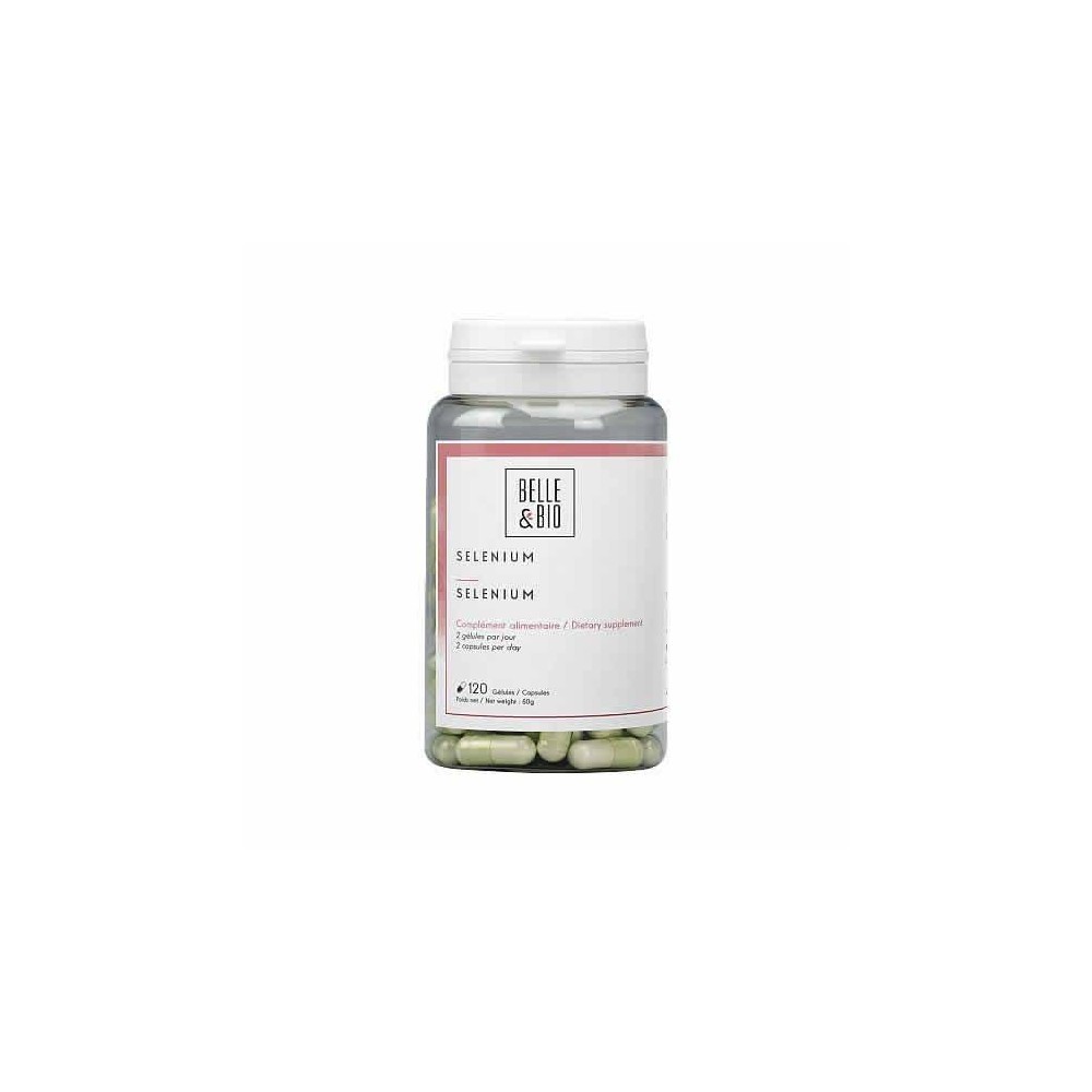 Belle&Bio Seleniu 50 mcg 120 Capsule Beneficii Seleniu: antioxidant ce inhiba radicalii liberi, repara celulele deteriorate si A