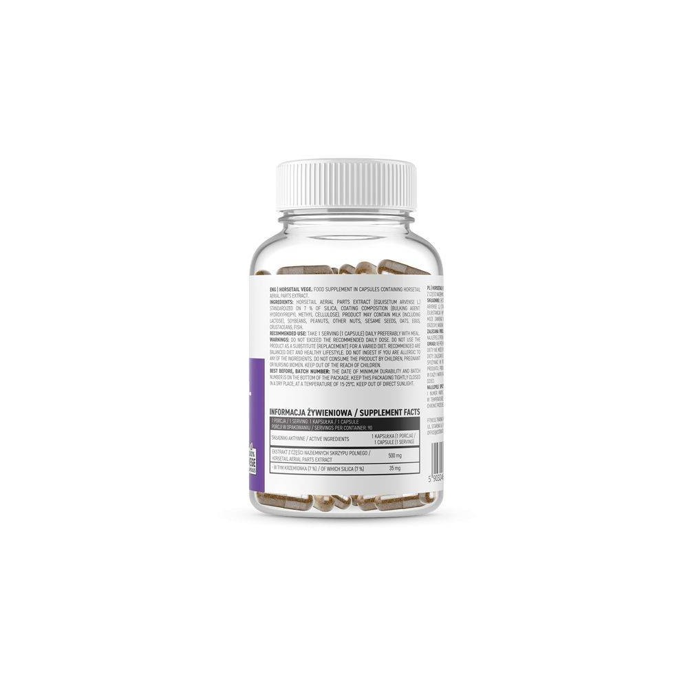 OstroVit HorseTail VEGE (Coada calului) 90 Capsule Beneficii Coada Calului Bio: ajuta la mobilitatea articulatiilor, remineraliz