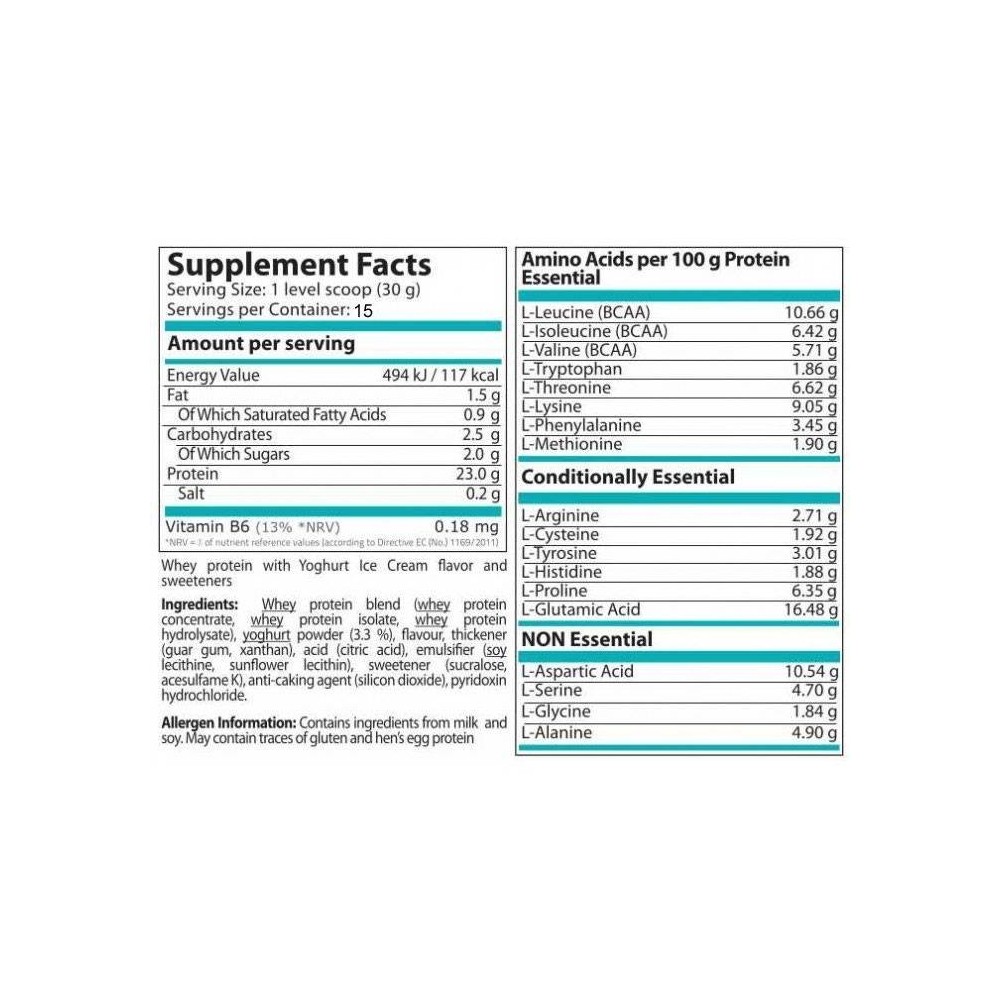 Pure Nutrition USA Pure Whey 454 grame Beneficii Pure Whey: creste masa musculara, micsorarea timpilor de recuperare si o reface