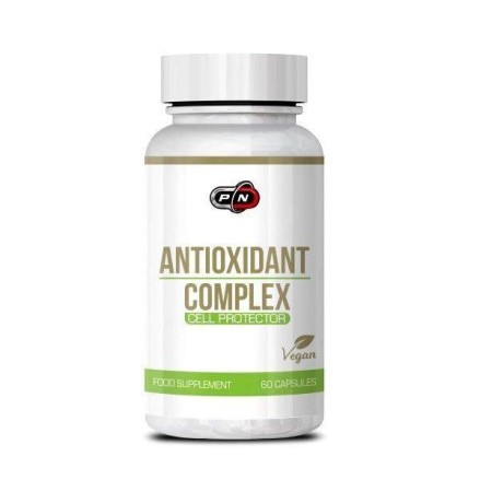Pure Nutrition USA Antioxidant Complex 60 Capsule Antioxidantii contribuie la reducerea stresului oxidativ si la neutralizarea r