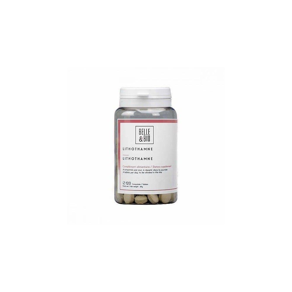 Belle&Bio Alga Calcaroasa - Lithothamne 120 Comprimate Beneficii Alga Calcaroasa: proprietati remineralizante, bogat in carbonat