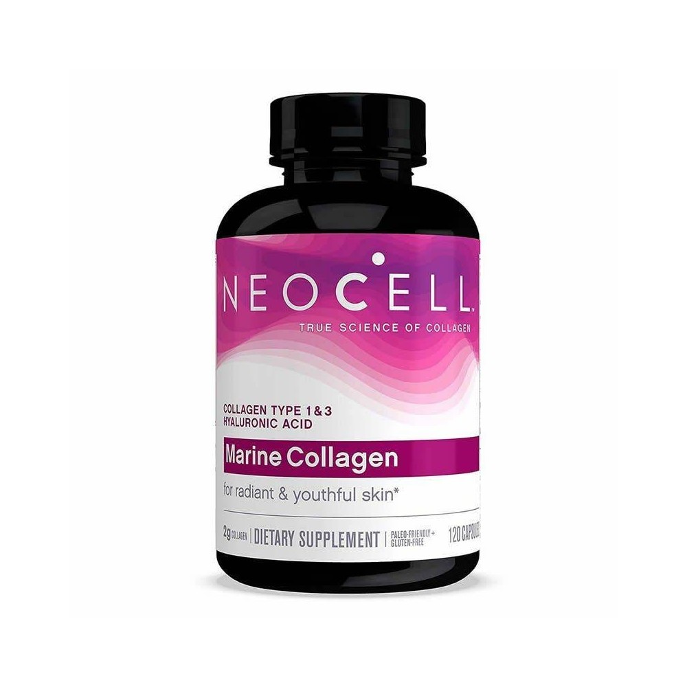 Neocell, Marine Collagen, 120 Capsule Beneficii Acid Hialuronic: sustine sanatatea articulatiilor si integritatea cartilagelor, Neocell, Marine Collagen, 120 Capsule Beneficii Acid Hialuronic: sustine sanatatea articulatiilor si integritatea cartilagelor,