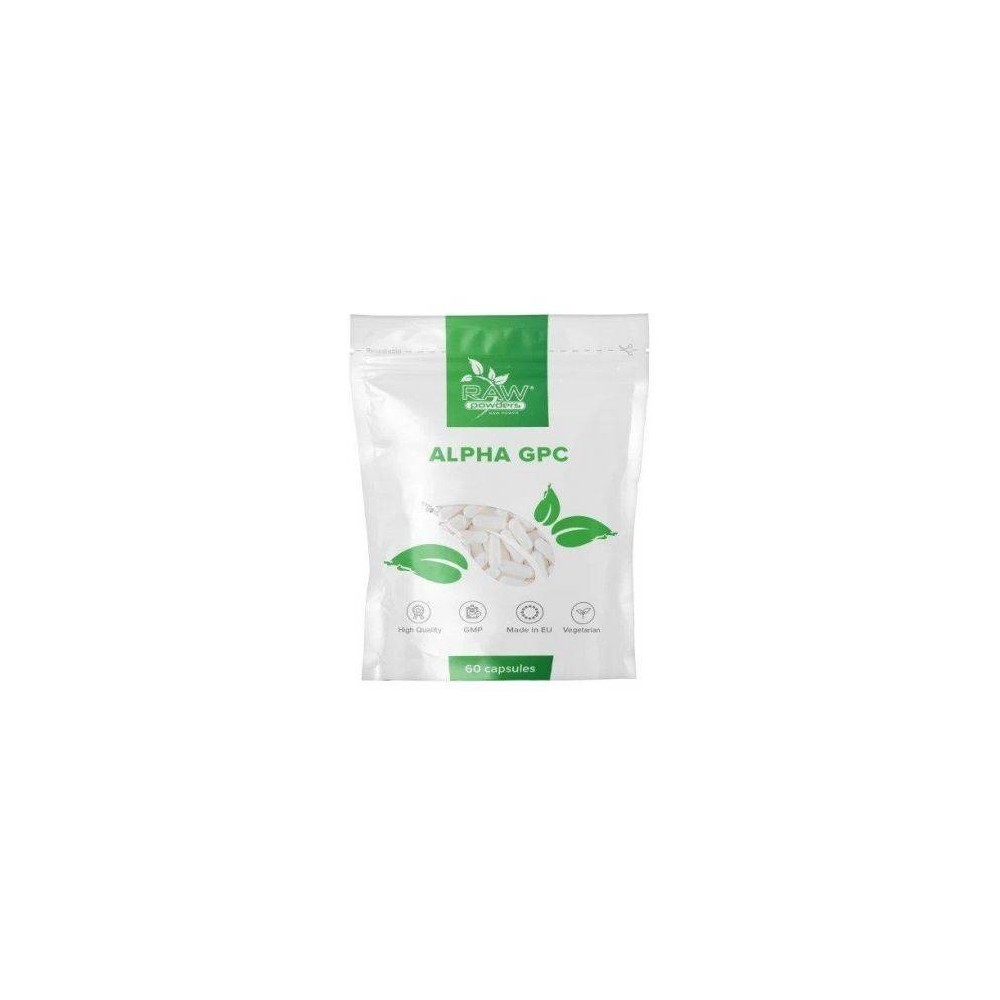 Raw Powders Alfa-GPC 250 mg 60 Capsule Beneficii Alfa-GPC: Efect Nootropic, ajuta in recuperarea dupa accident vascular, imbunăt Raw Powders Alfa-GPC 250 mg 60 Capsule Beneficii Alfa-GPC: Efect Nootropic, ajuta in recuperarea dupa accident vascular, imbunăt