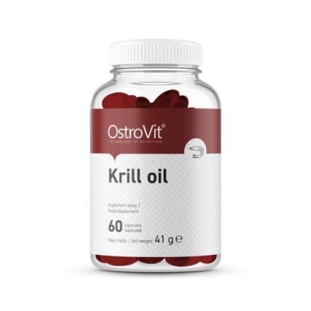 OstroVit Krill Oil 60 Capsule Beneficii OstroVit Ulei de Krill Oil: EPA și DHA au activitate cardioprotectoare, ajuta la reducer