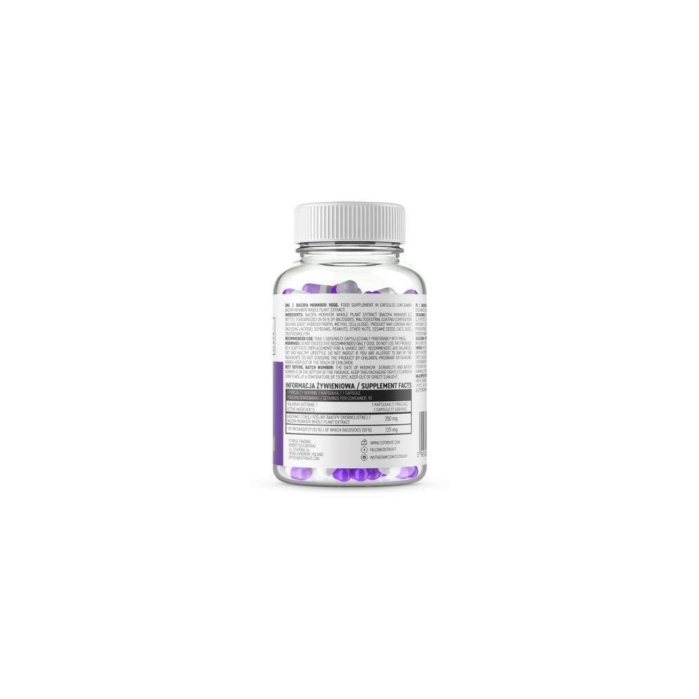 OstroVit Bacopa Monnieri VEGE, 90 Capsule Beneficii Bacopa Monnieri: contine antioxidanti puternici, poate reduce inflamatia, po