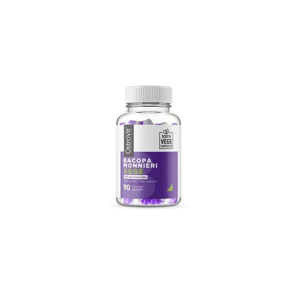 OstroVit Bacopa Monnieri VEGE, 90 Capsule Beneficii Bacopa Monnieri: contine antioxidanti puternici, poate reduce inflamatia, po