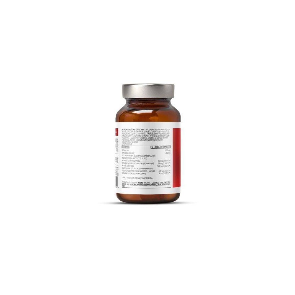 Pharma Homocysteine Level Aid 60 Capsule, OstroVit Homocysteine Level Aid beneficii: regleaza nivelul de homocisteina din corpul