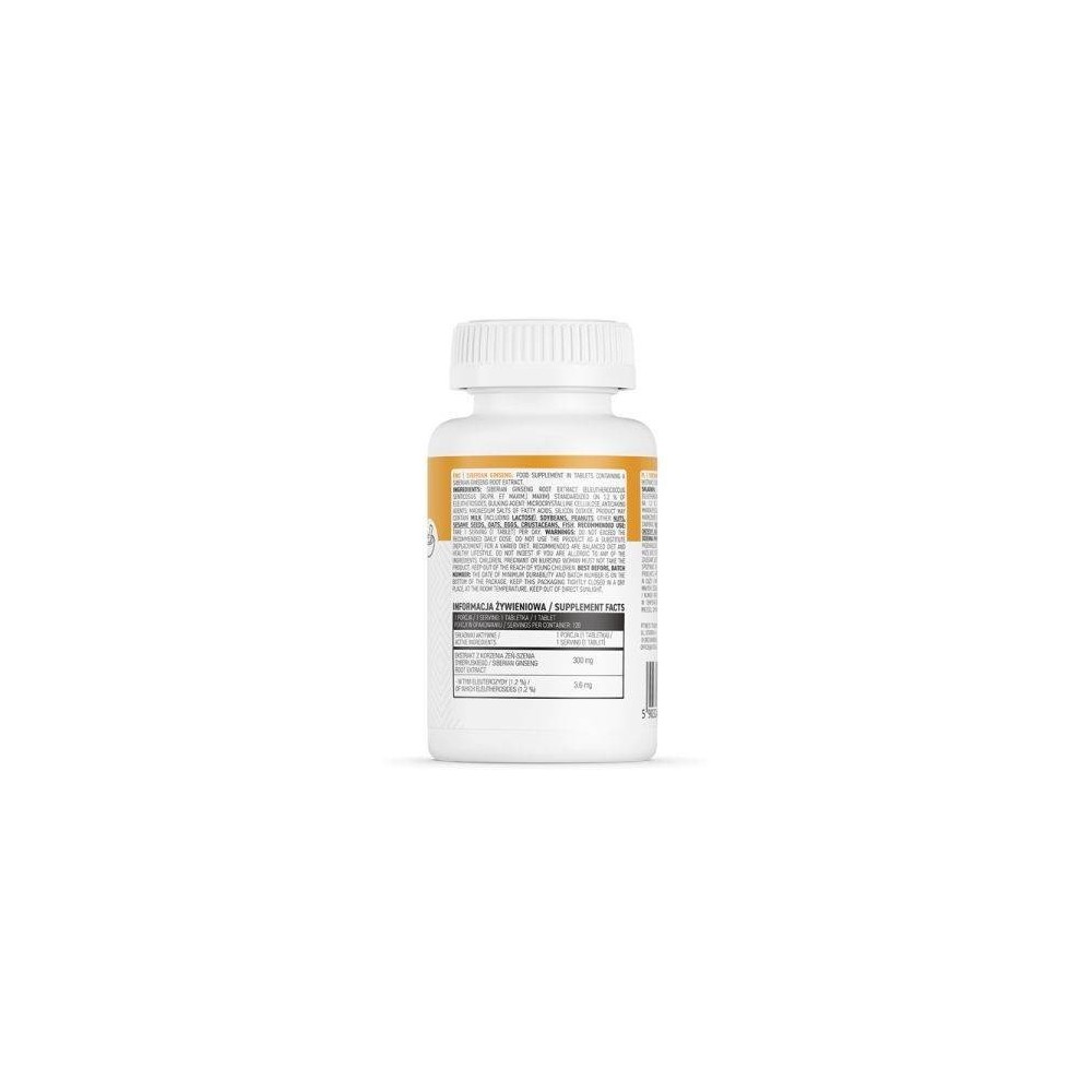 OstroVit Siberian Ginseng 120 Tablete Beneficii Ginseng: tonic sexual, ajuta disfunctia erectila, creste libidoul natural, crest