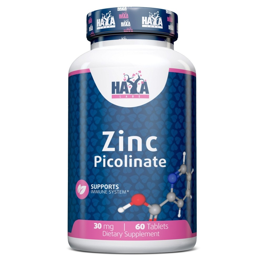 Picolinat de Zinc 30 mg, 60 Capsule, Contribuie la mentinerea metabolismului normal al acizilor grasi Beneficii Zinc Picolinate: Picolinat de Zinc 30 mg, 60 Capsule, Contribuie la mentinerea metabolismului normal al acizilor grasi Beneficii Zinc Picolinate: