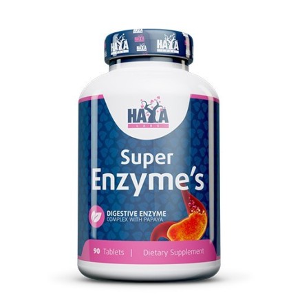 Super Enzyme Complex, 90 Tablete, Ajuta digestia si asimilarea de proteine, carbohidrati si grasimi Beneficii Super Enzyme Compl
