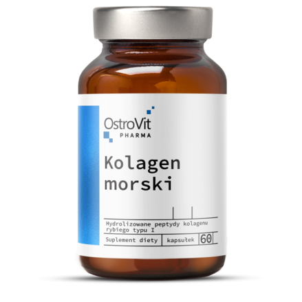 OstroVit Pharma Colagen Marin Hidrolizat cu Acid Hialuronic 60 capsule Beneficii OstroVit Pharma Marine Collagen: OstroVit Pharm