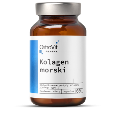 OstroVit Pharma Colagen Marin Hidrolizat cu Acid Hialuronic 60 capsule Beneficii OstroVit Pharma Marine Collagen: OstroVit Pharm