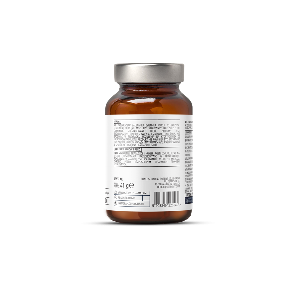 OstroVit Pharma Liver Aid, Ficat Sanatos, 90 Capsule Beneficii OstroVit Pharma Liver Aid: OstroVit Pharma Liver Aid este suplime