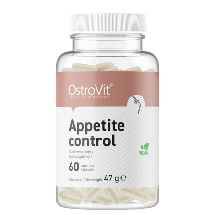 OstroVit Appetite Control, 60 Capsule Beneficii OstroVit Appetite Control: OstroVit Appetite Control este un set de capsule usor