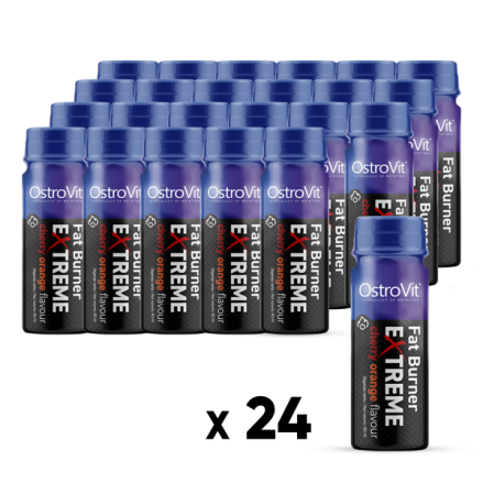 OstroVit Fat Burner Extreme Shot, Arzator grasimi, 24 x 80 ml Beneficii OstroVit Fat Burner Extreme Shot: OstroVit Fat Burner Ex