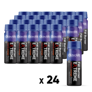 OstroVit Fat Burner Extreme Shot, Arzator grasimi, 24 x 80 ml Beneficii OstroVit Fat Burner Extreme Shot: OstroVit Fat Burner Ex