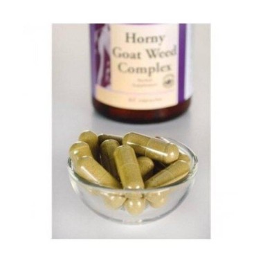 Swanson Iarba Caprei Nebune Complex cu Tribulus si Maca, 120 Capsule Beneficii Horny Goat Weed Complex cu Tribulus si Maca - sca
