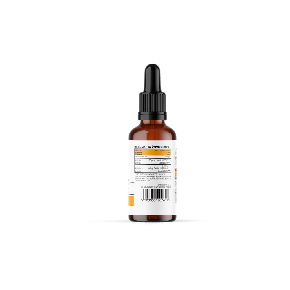 Pharma Vitamina D3 4000 IU picaturi adulti 30 ml, OstroVit Vitamina D3 picaturi adulti beneficii: poate imbunatatii imunitatea, 