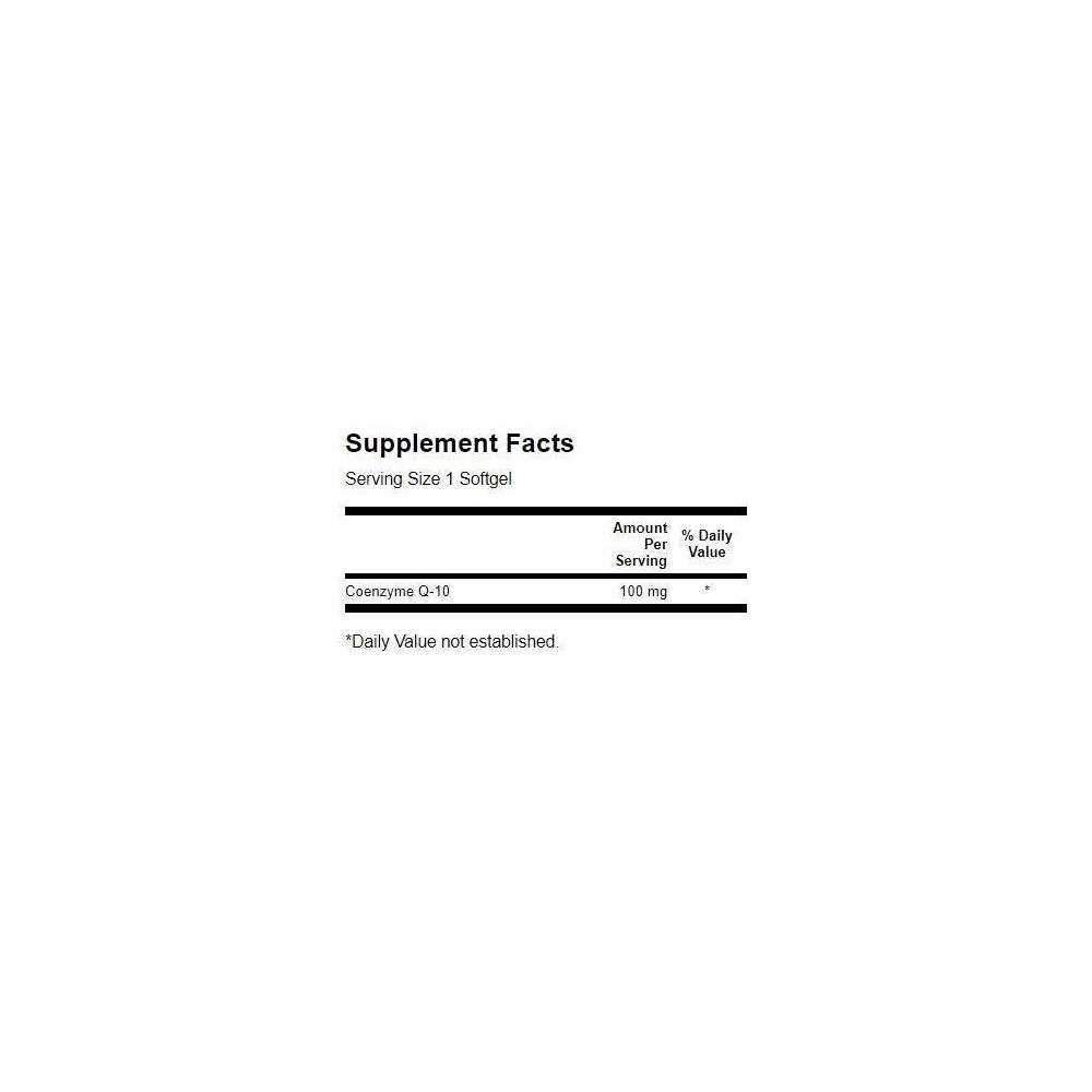 Swanson Coenzima Q10, 100 mg, 50 Capsule (Q10 neutralizeaza radicalii liberi) Beneficii Coenzima Q10: este un supliment alimenta