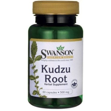 Kudzu radacina 500mg 60 Capsule, Swanson, dependenta alcool Kudzu radacin beneficii: poate ajuta in caz de alcoolism si dependen