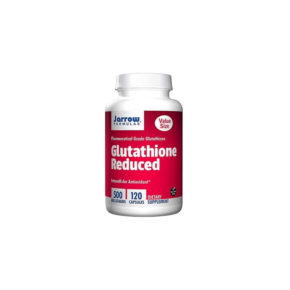 Jarrow Glutathione Reduced (glutation redus), 120 Capsule Beneficiile glutationului - reduce stresul oxidativ, poate ameliora ps
