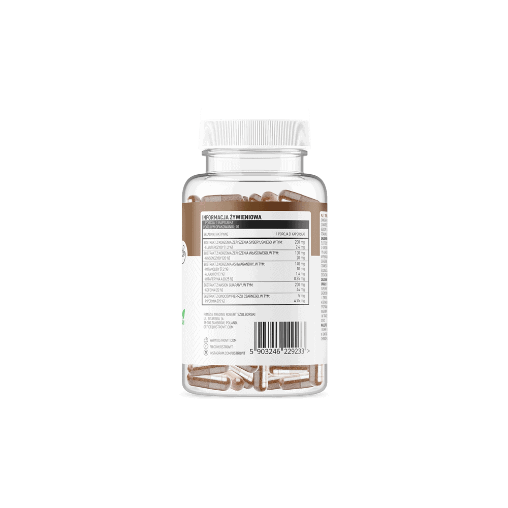 OstroVit Triple Ginseng VEGE - 90 Capsule Beneficii ginseng: antioxidant puternic care poate reduce inflamatia, poate aduce bene