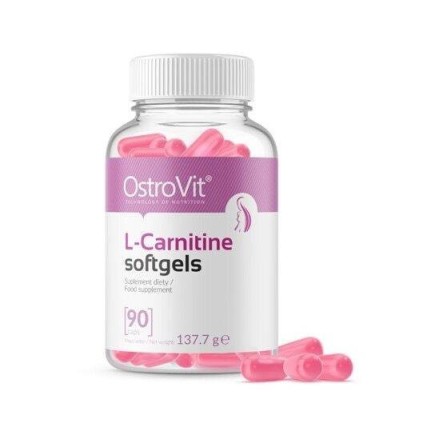 OstroVit L-Carnitine 1000 90 Capsule moi Beneficii L-Carnitina: susține procesele de ardere a grăsimilor, accelerează regenerare