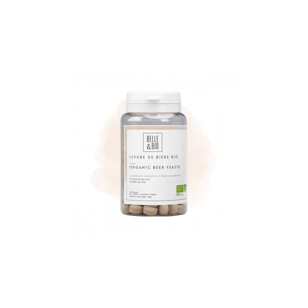 Belle&Bio Brewer's Yeast Bio (Drojdie de bere) - 120 Capsule Beneficiile drojdiei de bere: imbunatateste zaharul din sange, inta
