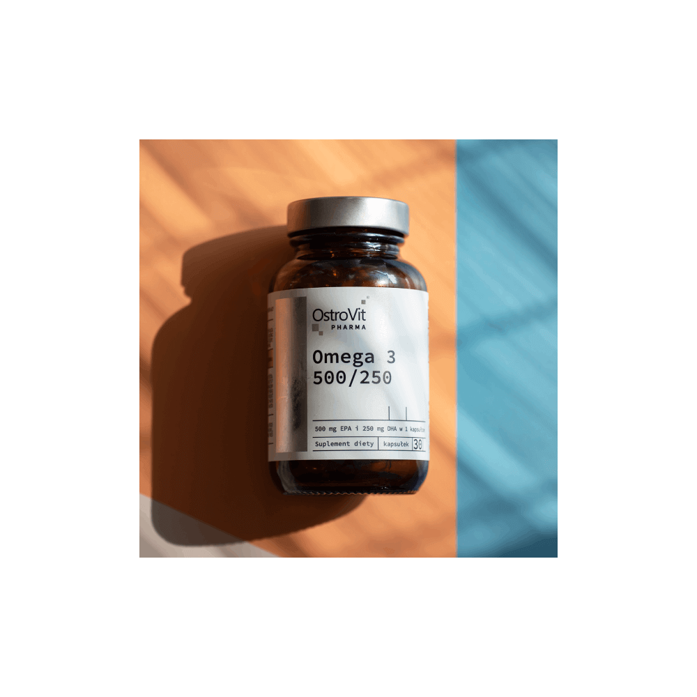 OstroVit Pharma Omega 3 500/250 - 30 Capsule Benefiii Omega 3: risc redus de boli cardiovasculare, risc redus de cheaguri de san