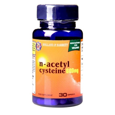 Holland&Barrett N-Acetyl Cysteine (N-Acetil Cisteina) 600mg - 30 Capsule Beneficiile N-Acetil Cisteinei: esentiala pentru a face