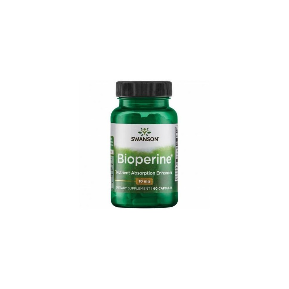 Swanson Bioperine, 10mg - 60 Capsule Beneficii BioPerine: activitate antioxidanta ridicata, agent antiinflamator, controleaza za