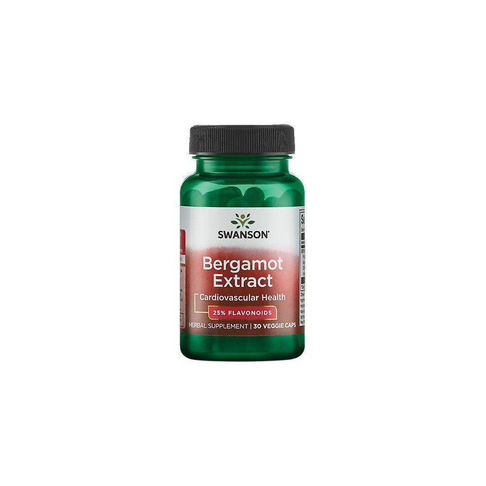 Bergamot Extract 500mg 30 Capsule, Swanson Bergamot Extract Beneficii: ajuta la ameliorarea depresiei, ajuta la scaderea nivelul