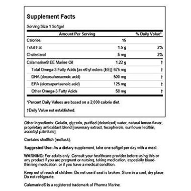 Swanson Super DHA 500 from Food-Grade Calamari - 30 Capsule Beneficii DHA: iti protejeaza inima, imbunatateste simptomele adhd, 