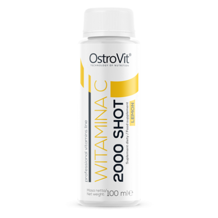 OstroVit Vitamin C 2000 Shot - 100 ml Beneficii Vitamina C 2000 Shot: suport natural pentru sistemul imunitar, compus chimic org